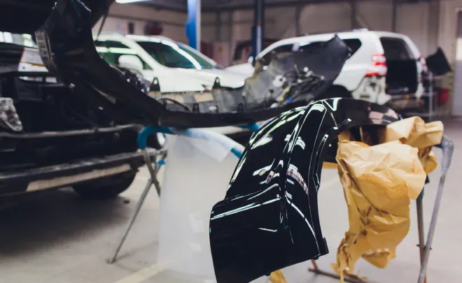 Body work in progress