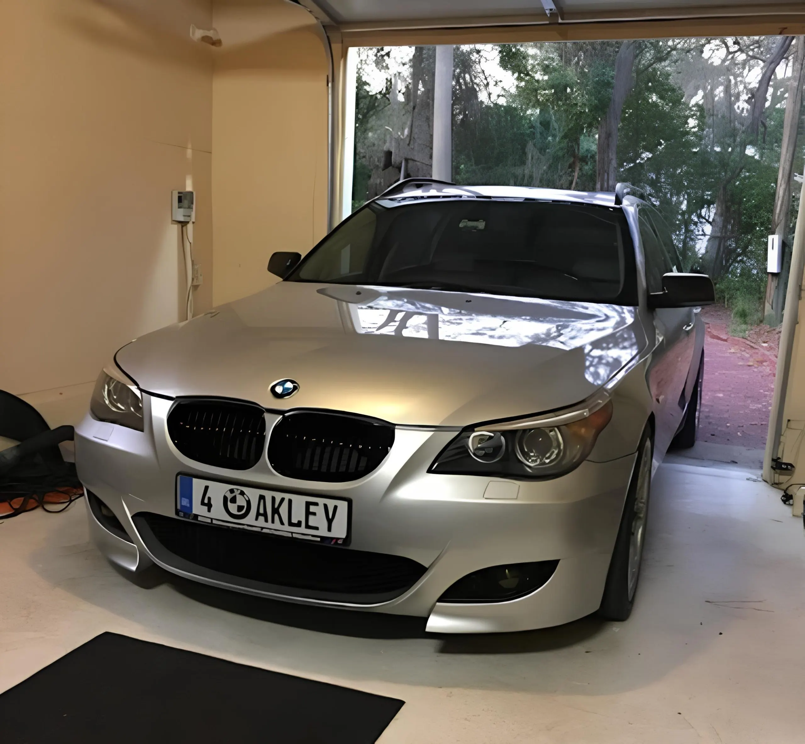 Freshly painted vehicle